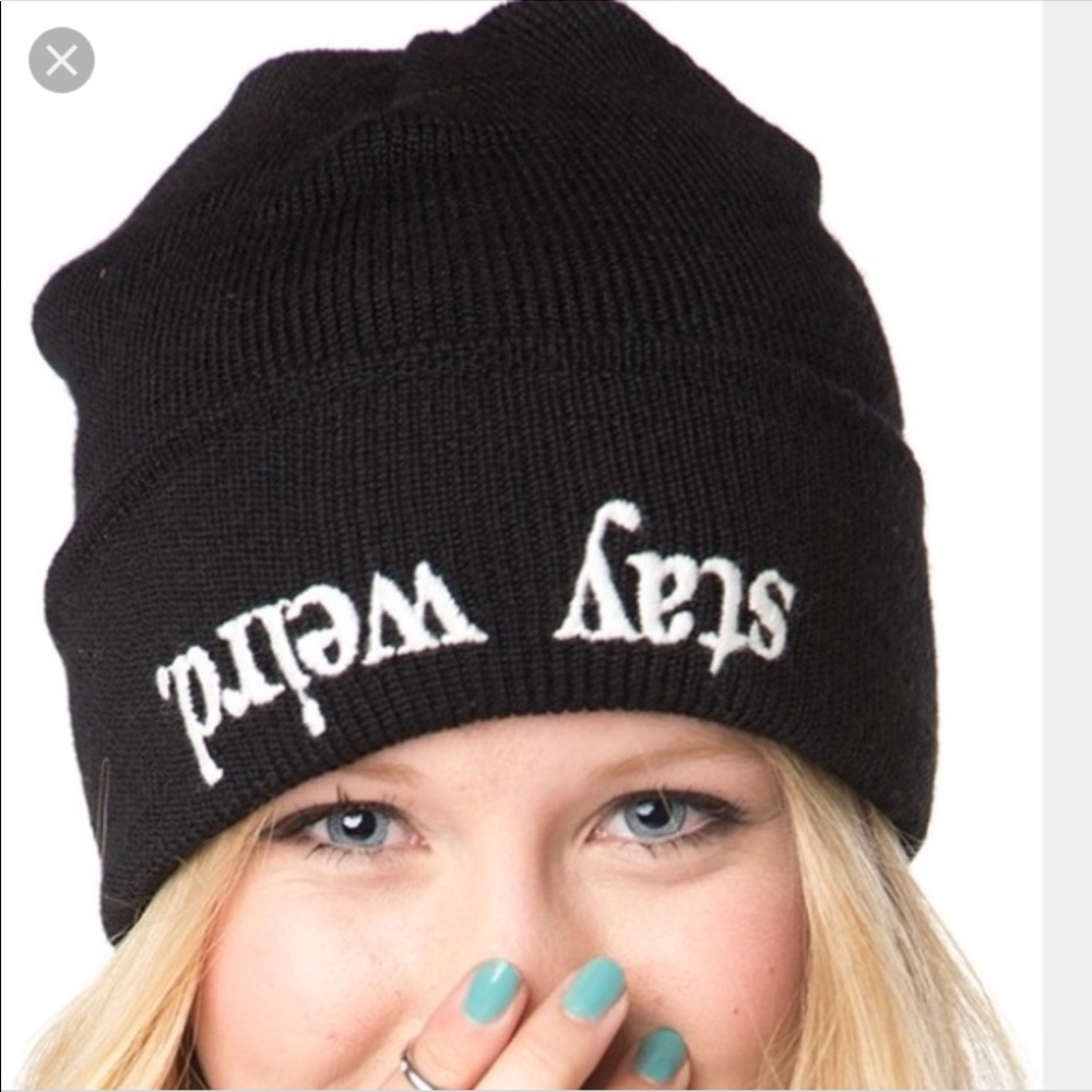 Brandy Melville Stay Weird Beanie